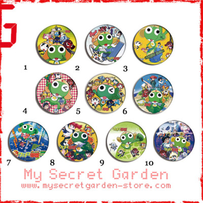 Keroro Gunso ( Sgt. Frog ) ケロロ軍曹 Anime Pinback Button Badge Set ( or Hair Ties / 4.4 cm Badge / Magnet / Keychain Set )